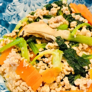 野菜が摂れる♡鶏ひき肉のあんかけ丼